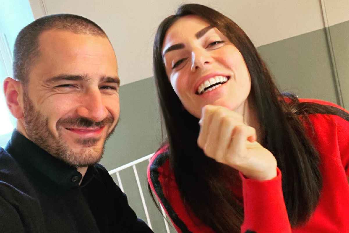 L'ex calciatore bianconero Leonardo Bonucci e la moglie Martina Maccari