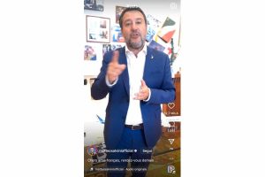 Il reel di Matteo Salvini in francese