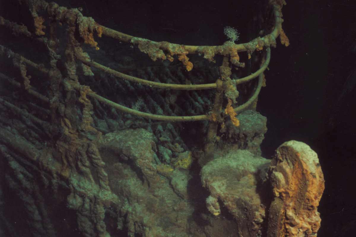 il relitto del titanic