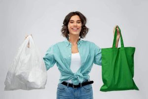 shopper riciclata per l'ambiente