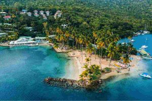 Isola di Santa Lucia, nei Caraibi