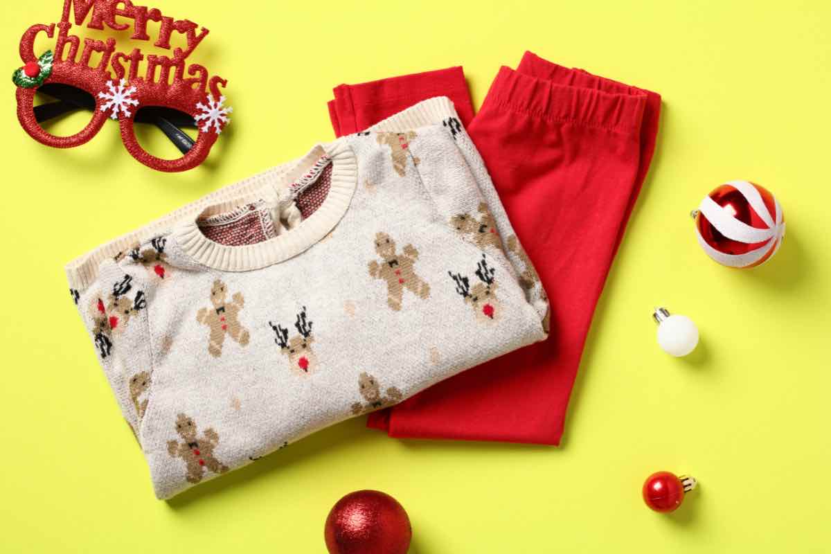 esempio di outfit natalizio