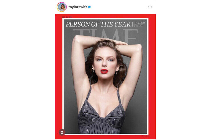 Taylor Swift in copertina sul Time 