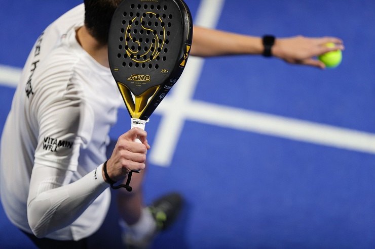 Un giocatore di Padel