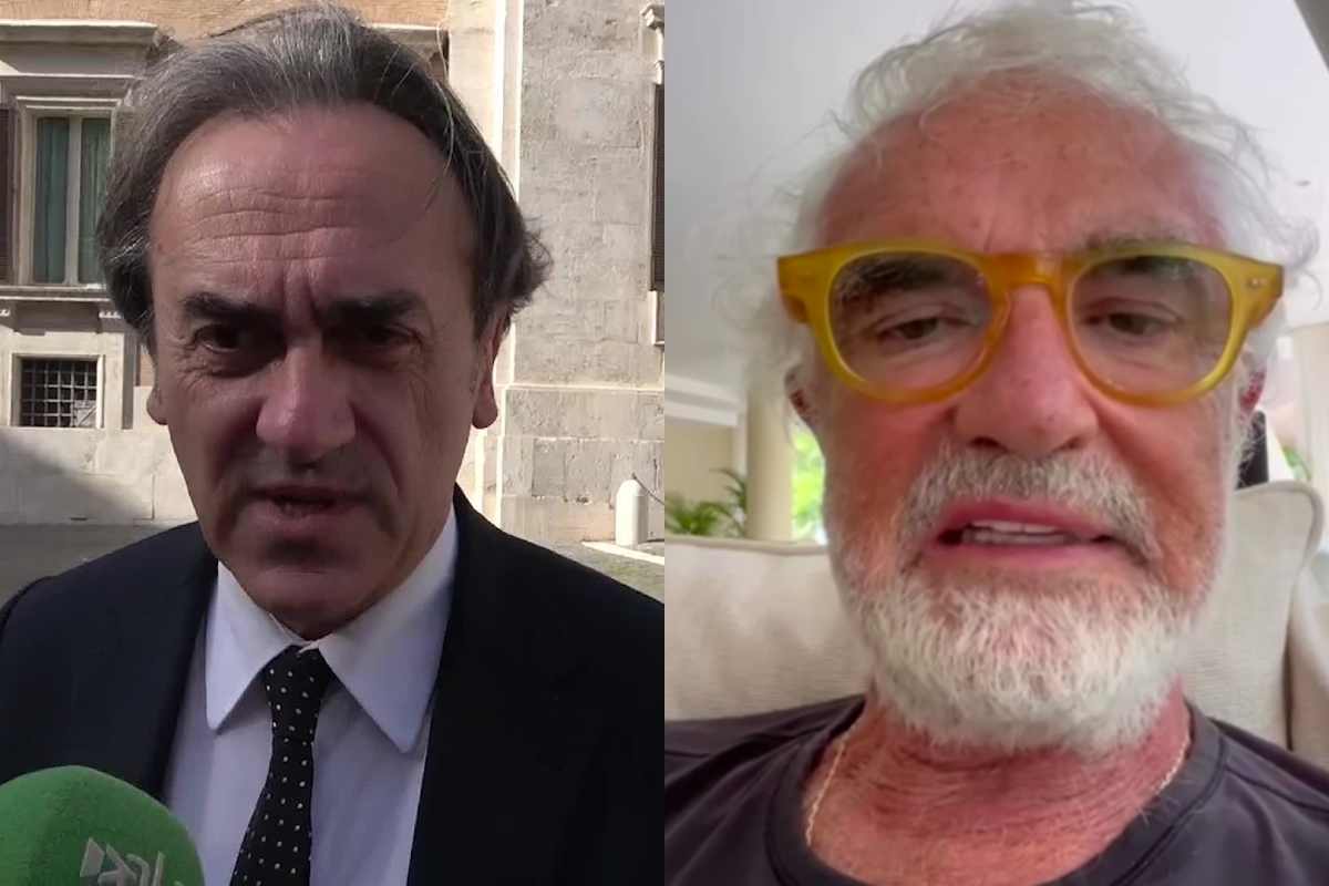 Andrea Bonelli e Flavio Briatore